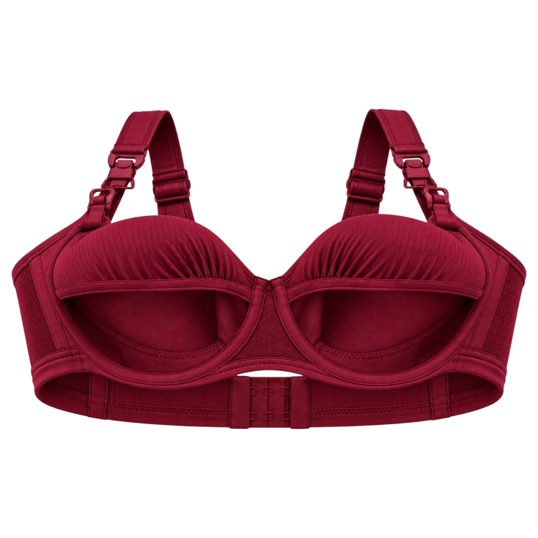 My Store Women's Deep Burgundy Clip Down Nursing Bra