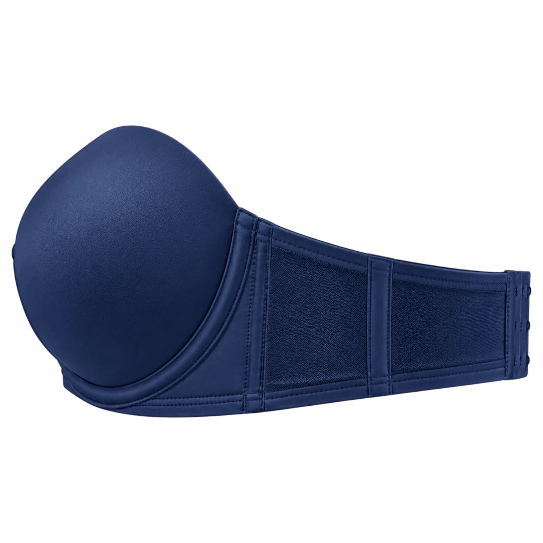 My Store Women's Deep Navy Padded Strapless Bra