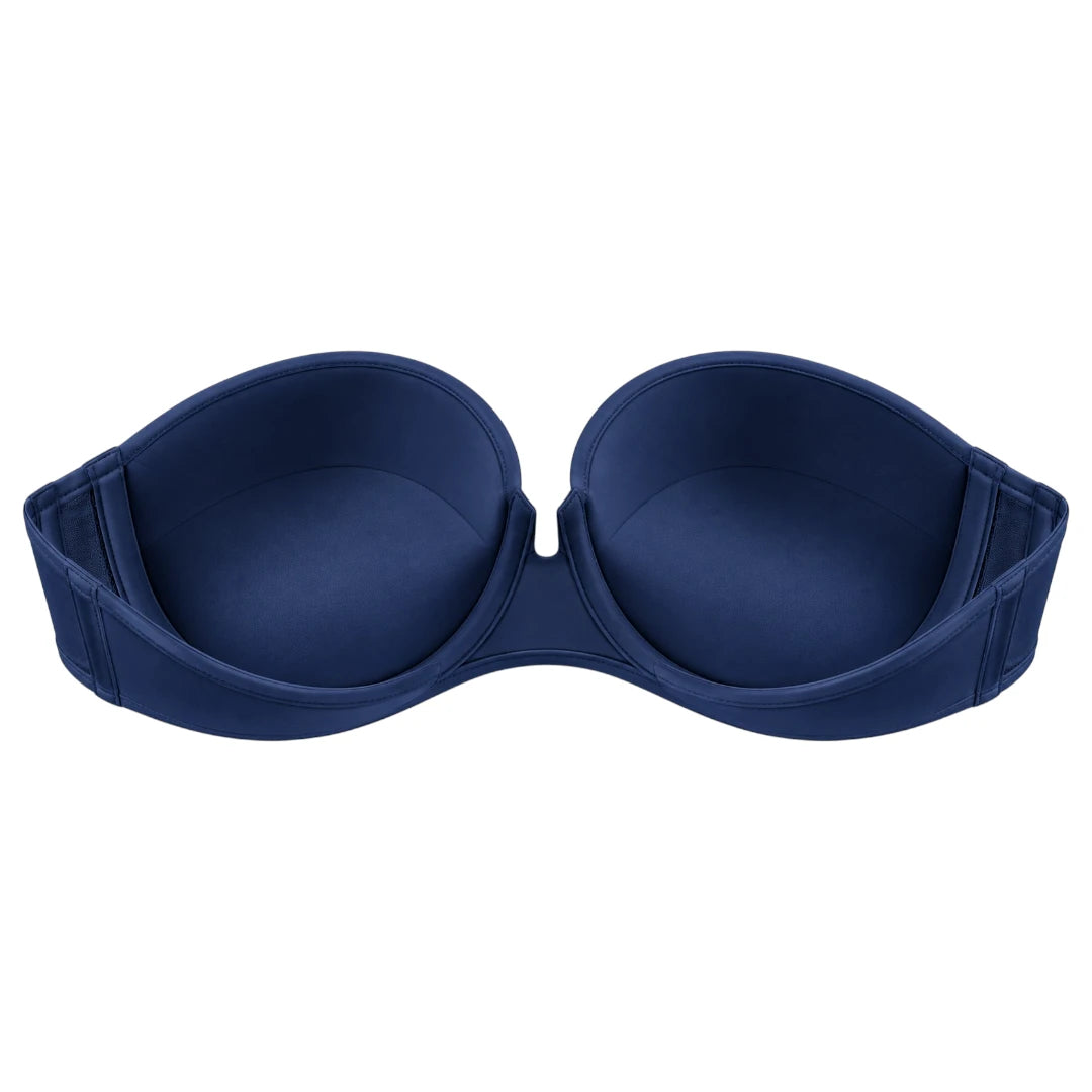 My Store Women's Deep Navy Padded Strapless Bra