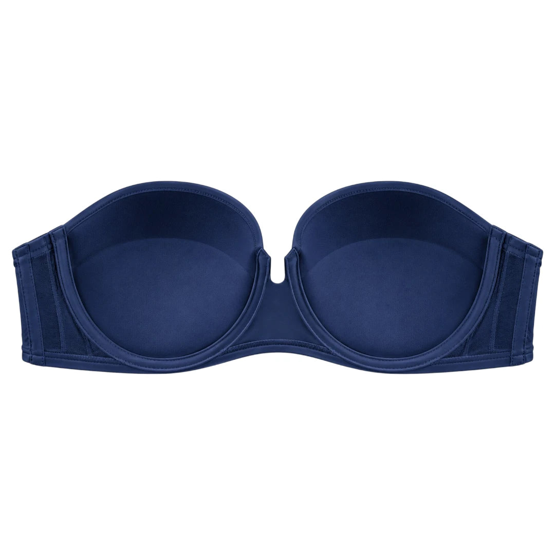 My Store Women's Deep Navy Padded Strapless Bra