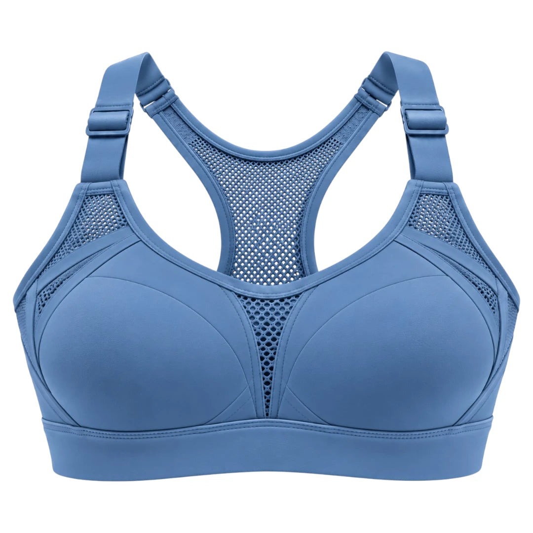 My Store Women's Padded Mesh Racerback Sports Bra