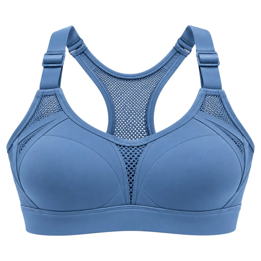 My Store Women's Padded Mesh Racerback Sports Bra