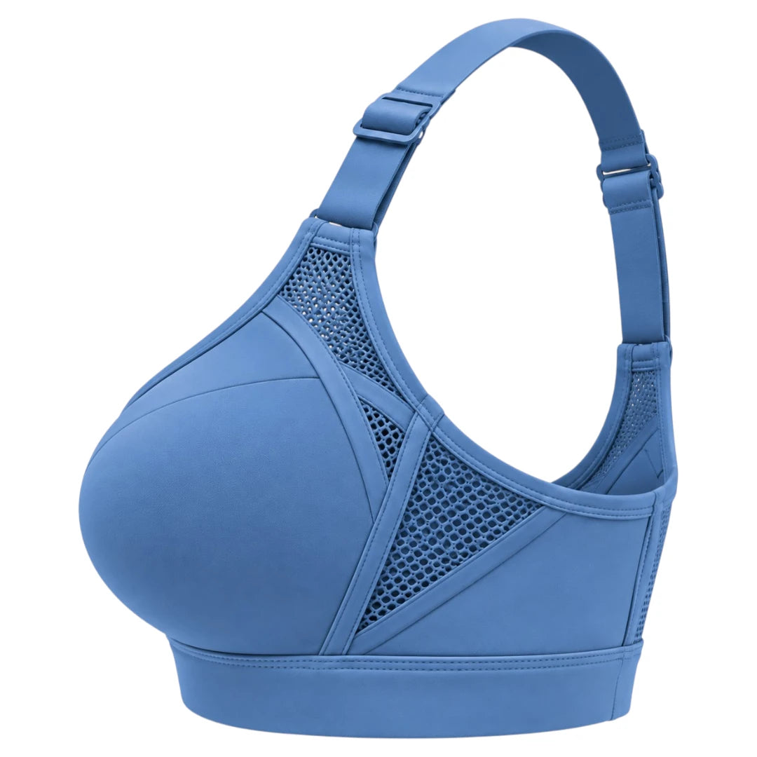 My Store Women's Padded Mesh Racerback Sports Bra