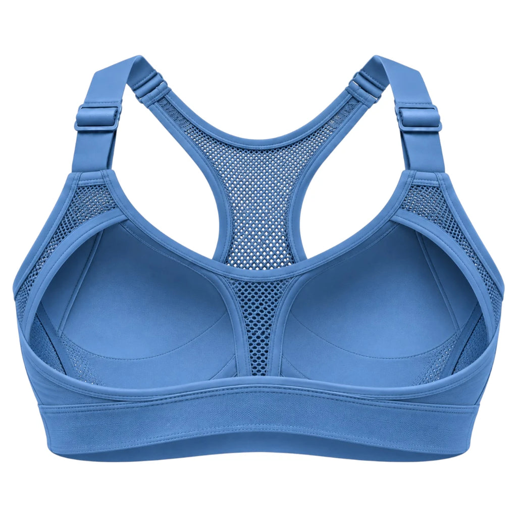My Store Women's Padded Mesh Racerback Sports Bra