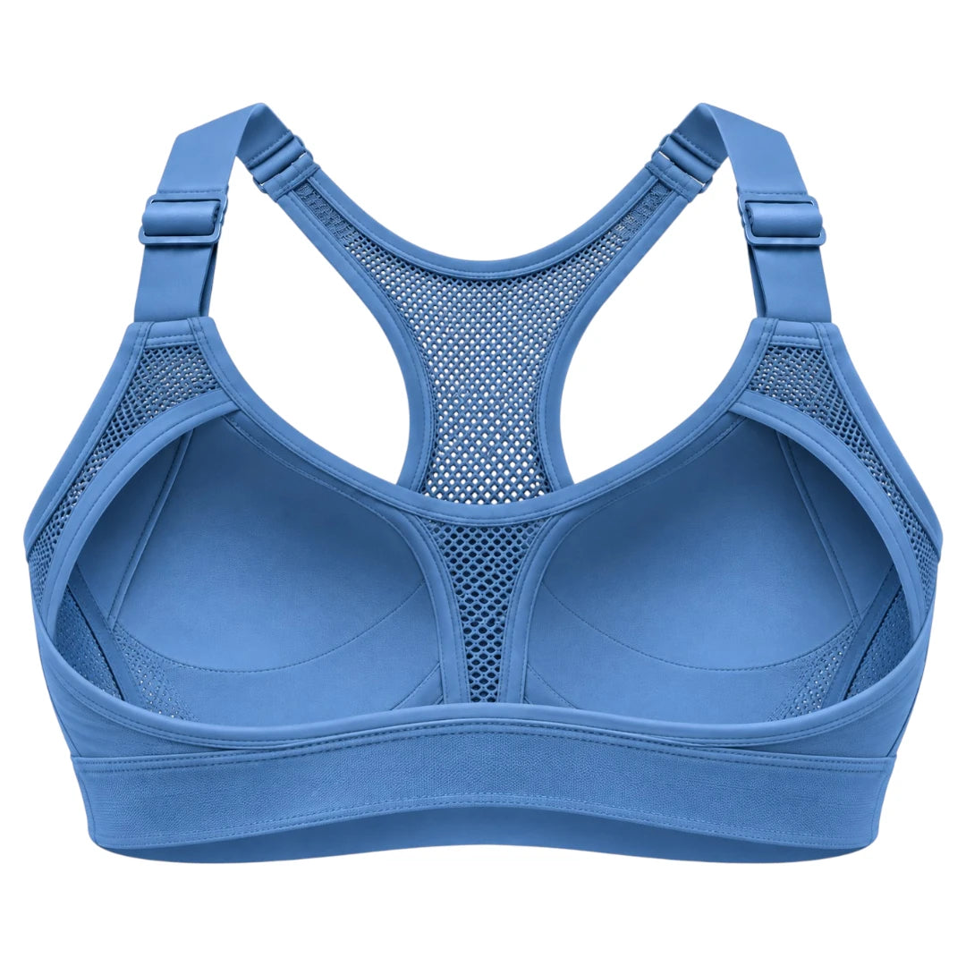 My Store Women's Padded Mesh Racerback Sports Bra