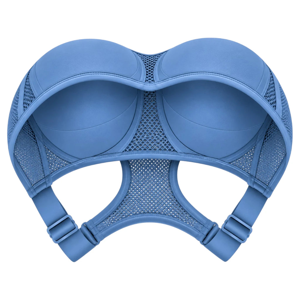 My Store Women's Padded Mesh Racerback Sports Bra