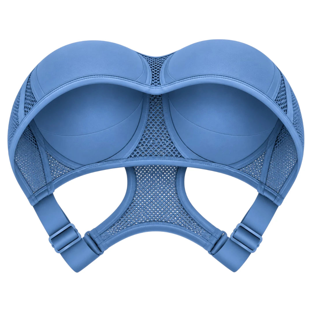 My Store Women's Padded Mesh Racerback Sports Bra