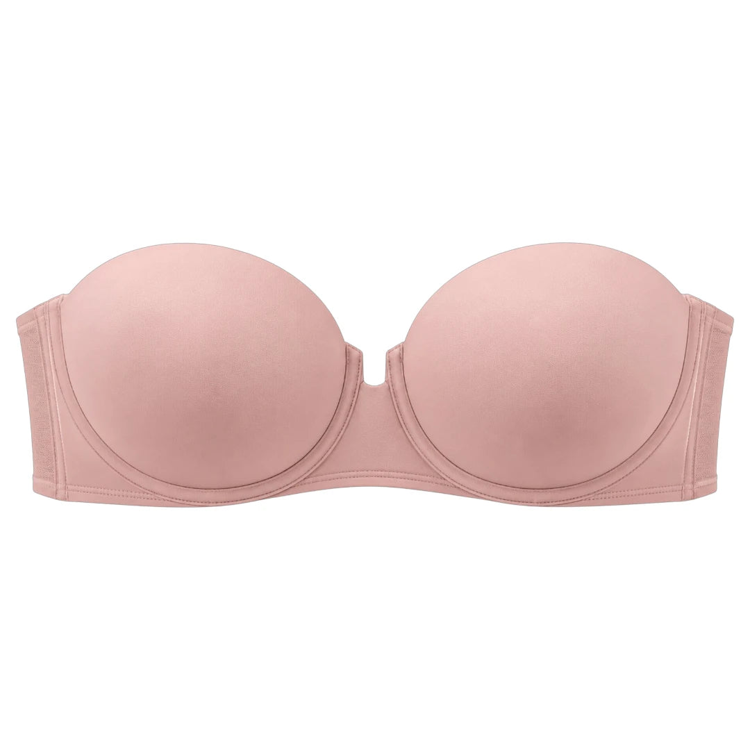 My Store Women's Padded Seamless Strapless Underwire Bra