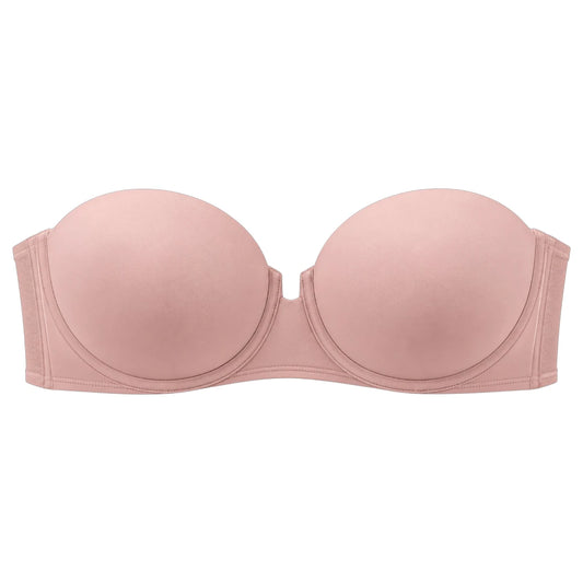 My Store Women's Padded Seamless Strapless Underwire Bra