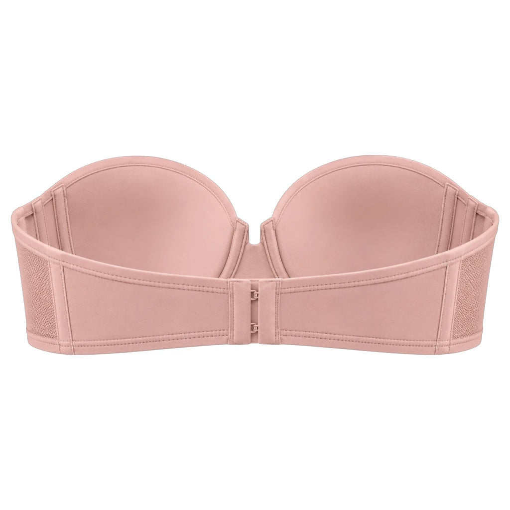 My Store Women's Padded Seamless Strapless Underwire Bra