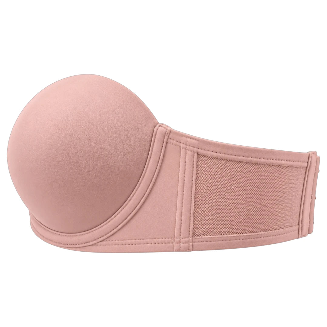 My Store Women's Padded Seamless Strapless Underwire Bra