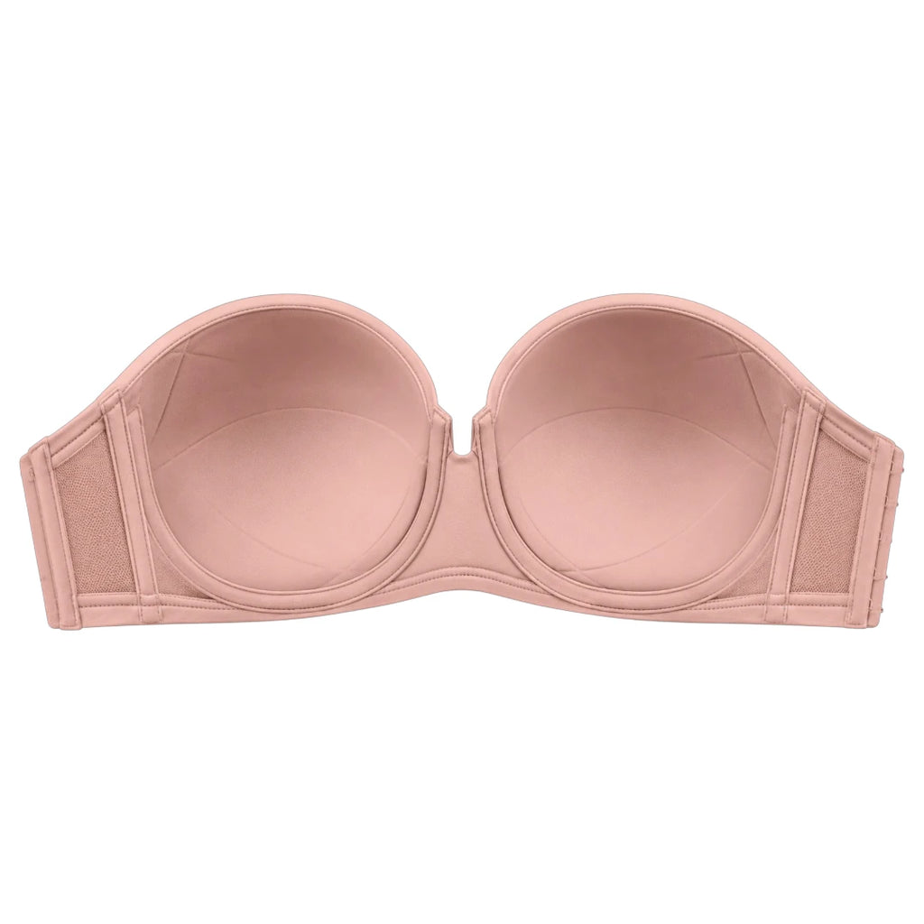 My Store Women's Padded Seamless Strapless Underwire Bra