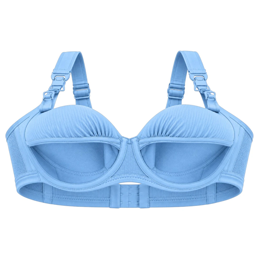 My Store Women's Sky Blue Clip Down Nursing Bra